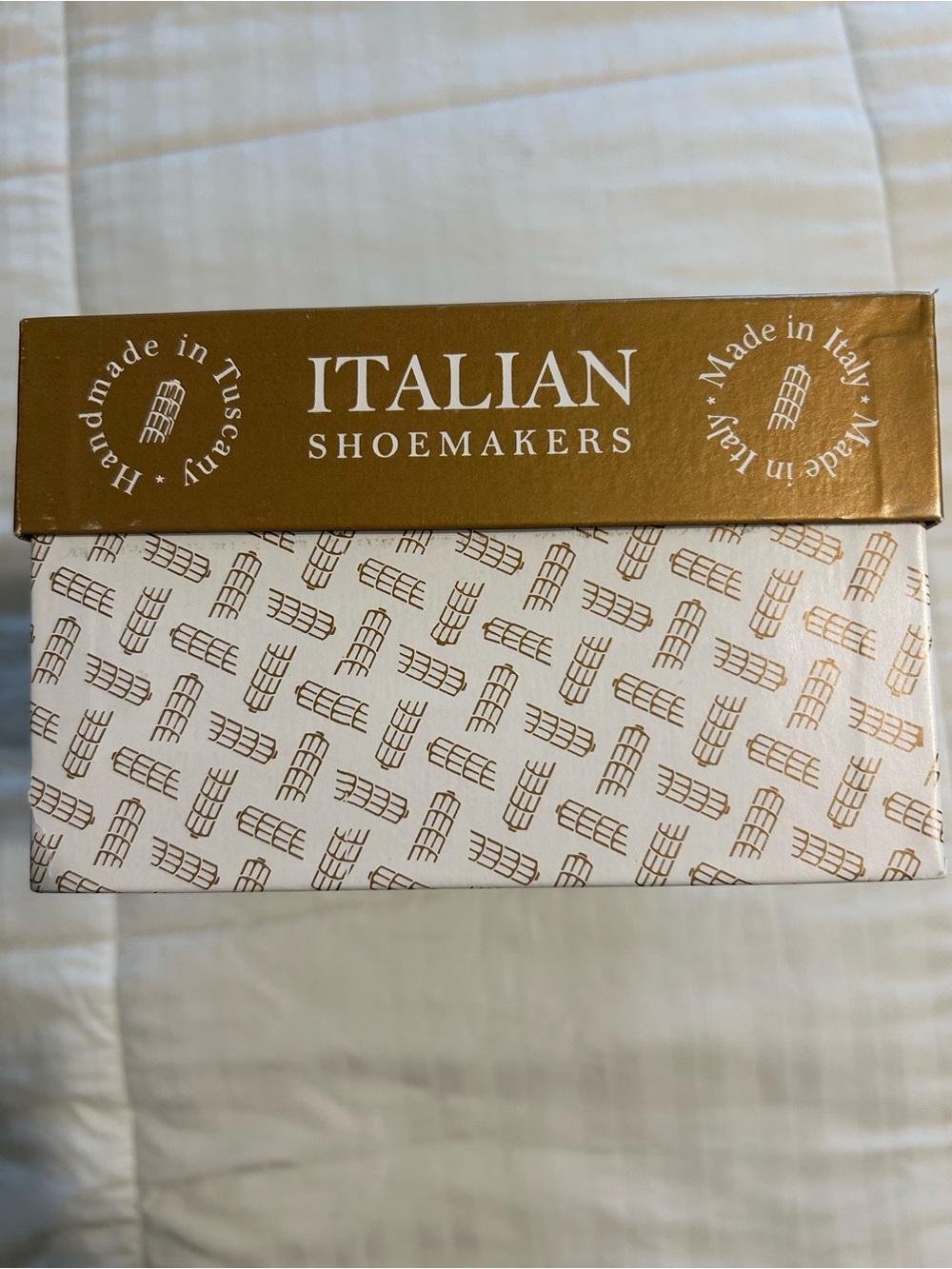 Italian Shoemakers Brown and White Braided Toe-Loop Sandals - Picture 11 of 11